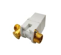 1 DN15 Water Heater air Solar System G1/2NC 12v 24V 220V Brass Solenoid Valve Coil Control External Thread(DC12V)