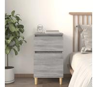 1 Door 1 Drawer Wooden Bedroom Bedside Cabinet Shelf Nightstand Side Table Unit