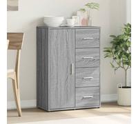 1 Door Wooden Sideboard Cabinet Home Storage Cupboard with 4 Drawers Unit