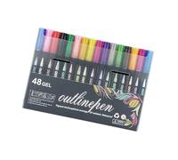 1.Double Line Shiny Markers with Fade Resistant Metallic Outlines for Cardmaking, Scrapbooking on Multiple Surfaces, Glitter Markers for Kids