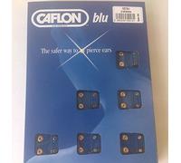 1 DOZ CAFLON 24CT GOLD PLATED ASSORTED BIRTHSTONE STUD