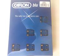 1 DOZ CAFLON MINI ASST BIRTHSTONE EAR PIERCING STUD NEW