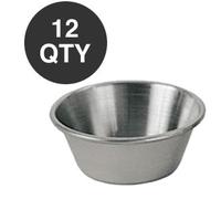 (1 Dozen) - Stainless Steel Sauce and Condiment Cups, Set of 12