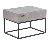 1 Drawer Bedside Table CAIRO Light Grey