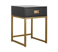 Beliani Side Table Largo Black