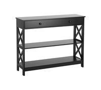 1 Drawer Sideboard Black MONTGOMERY
