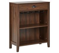 1 Drawer Sideboard Dark Wood WALKERSTON