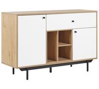 1 Drawer Sideboard Light Wood with White ITACA
