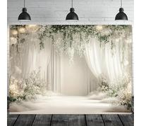 1 elegant and white floral wedding banner suitable for birthdays holidays parties with multiple sizes to choose from