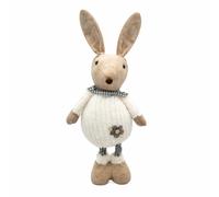 1 Fabric Easter Bunny Decoration Bunny Telescopic Legs Easter Decoration Pink