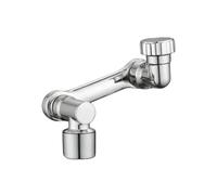 1 Faucet Extender, ABS Material Arm, Single Mode, 1080° Rotatable Universal Faucet Extension, Rotating Faucet, Suitable for Bathroom Sinks(A)