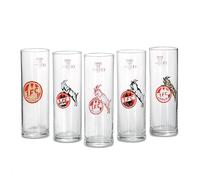 1. FC Köln Kölsch Glass Set of 5 Logos