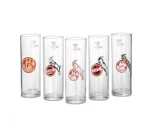 1. FC Köln Kölsch Glass Set of 5 Logos