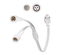 1 Female to 2 Male Y-Splitter Compatible with Govee Permanent Outdoor Lights, Y-Shaped Extension Cable Compatible with Govee H705A H705B H705C 3 Pin Permanent Outdoor Lights