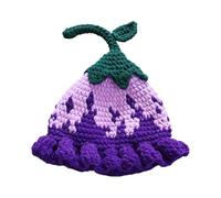 1. Festive Crochet Pumpkin Cap With Floral Accents Warm Winter Hat For Halloween Parties & Outdoor Gatherings Winter Outdoor Hat