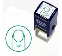 1 Finger Spaces Motivational Feedback Marking Stamper School Pupils Work 25mm Primary Teaching Services (Green)