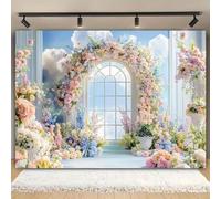 1 floral arch background banner suitable for various decorations no need for electricity