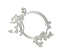 1.Floral Wreath Cutting Die Carbon Steel Embossed Stencil,Scrapbooking Card Making & Photo Album Decoration Tools Album Decoration Dice