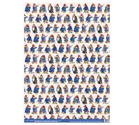 1 Folded Sheet of Paddington Bear Gift Wrap - Wrapping Paper - Museums & Galleries