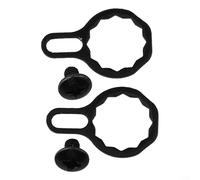 1 For Set FiFor Shing Reel Locking Plate anFor D For Screw Nut for A/For D/For S BranFor D P3, FitFor S 9 12mm MoFor DelFor S, Metal (black)