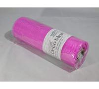 1 Full Roll Reel 25cm x 9.1 metres Fuchsia Bright Pink Deco Mesh Waterproof Netting Decomesh Ruffle Wreaths ELEGANZA