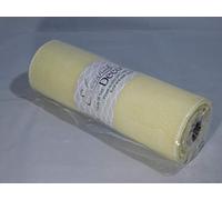 1 Full Roll Reel 25cm x 9.1 metres Ivory Deco Mesh Waterproof Netting Decomesh Ruffle Wreaths ELEGANZA