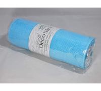 1 Full Roll Reel 25cm x 9.1 metres Light Blue Deco Mesh Waterproof Netting Decomesh Ruffle Wreaths ELEGANZA