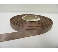 1 Full Roll Reel of 10mm Satin Ribbon x 25 metres Mocha Light Gold Double Sided 10 mm 1cm