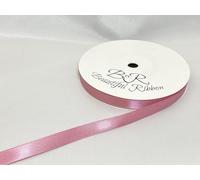 1 Full Roll Reel of 10mm Satin Ribbon x 25 metres Quartz Blush Light Pink Double Sided 10 mm 3/8" 1cm