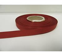 1 Full Roll Reel of 10mm x 20 metres Grosgrain Ribbed Ribbon Rust Dark Brown Double Sided 10 mm 1cm