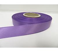 1 Full Roll Reel of 15mm x 25 metres Satin Ribbon Violet Purple Double Sided 15 mm 1.5cm