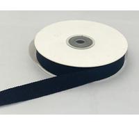 1 Full Roll Reel of 16mm x 20 metres Black Petersham Traditional Rayon Ribbed Ribbon Double Sided Corded Milliners 16 mm 1.6cm