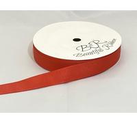 1 Full Roll Reel of 16mm x 20 metres Grosgrain Ribbed Ribbon Dusky Burnt Orange Double Sided 16 mm 1.6cm