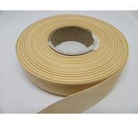 1 Full Roll Reel of 16mm x 20 metres Grosgrain Ribbed Ribbon Nude Light Beige Double Sided 16 mm 1.6cm