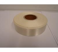 1 Full Roll Reel of 25mm Satin Ribbon 25 metres Ivory Double Sided 25 mm 2.5cm