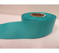1 Full Roll Reel of 38mm Grosgrain Ribbon x 20 metres Aquamarine Light Turquoise Double Sided 38 mm 3.8cm
