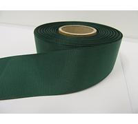 1 Full Roll Reel of 38mm Grosgrain Ribbon x 20 metres Dark Emerald Green Double Sided Wedding Christmas 38 mm 3.8cm