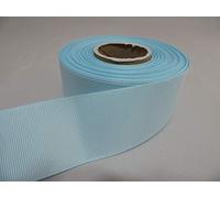 1 Full Roll Reel of 38mm Grosgrain Ribbon x 20 metres Duck Egg Light Blue Double Sided Wedding Christmas 38 mm 3.8cm