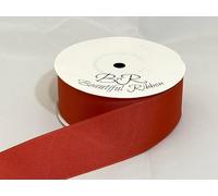 1 Full Roll Reel of 38mm Grosgrain Ribbon x 20 metres Dusky Burnt Orange Double Sided 38 mm 3.8cm