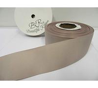 1 Full Roll Reel of 38mm Grosgrain Ribbon x 20 metres Taupe Double Sided 38 mm 3.8cm 1.5" 1.5 Inch