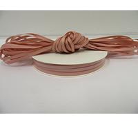 1 Full Roll Reel of 3mm x 50 metres Grosgrain Ribbed Ribbon Light Dusky Pink Double Sided 3 mm