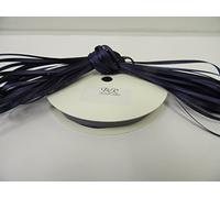 1 Full Roll Reel of 3mm x 50 metres Satin Ribbon Dark Plum Purple Double Sided 3 mm 1/8"