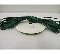 1 Full Roll Reel of 3mm x 50 metres Satin Ribbon Emerald Dark Green Double Sided 3 mm
