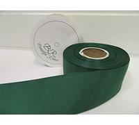 1 Full Roll Reel of 50mm x 20 metres Grosgrain Ribbon Dark Emerald Green Double Sided Ribbed 50 mm 5cm 2" 2 Inch