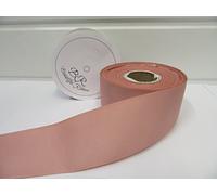 1 Full Roll Reel of 50mm x 20 metres Grosgrain Ribbon Dusky Light Pink Double Sided Ribbed 50 mm 5cm 2" 2 Inch