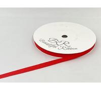 1 Full Roll Reel of 6mm x 20 metres Grosgrain Ribbed Ribbon Poppy Bright Red Double Sided 6 mm 1/4"