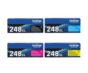 1 Full Set Brother TN248XL High Capacity Original Toner Cartridges