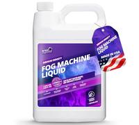 1 Gallon Fog Machine Liquid Smoke - Medium Density Smoke Machine, Fog Juice for 400-1500 Watt Foggers, Water-Based, Lasting & Ultra Thick Atmosphere, Ideal for Concerts, Parties & Events