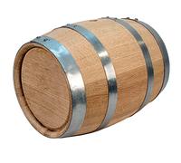 1 Gallon Oak Barrel - Wooden Whiskey Barrel Wine Barrel (5 Liter) - For The Home Brewer, Alcohol Distiller, Wine Maker - New American Oak Barrels for Aging Whiskey, Bourbon, Mead (HERITAGE SERIES)