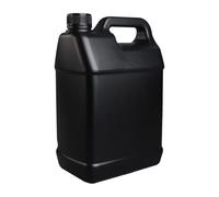 1 Gallon Polypropylene Storage Can, Reusable for Cooking Oil, Water, Camping, Household Use, Cold, Black